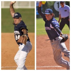 Ender Chaparro and his son Erick Chaparro.  The senior Chaparro taught his son well.