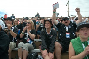 New Zealand Jr. Black Sox have given their fans plenty to cheer about (photo by Maddy Flanagan, click to enlarge)