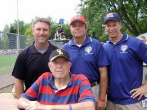 Art Gillis (seated) Kyle Beane, Marc Gillis and David Lach at the 2010 ISC.