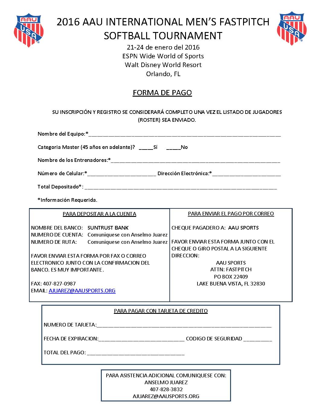 Payment Form - Spanish